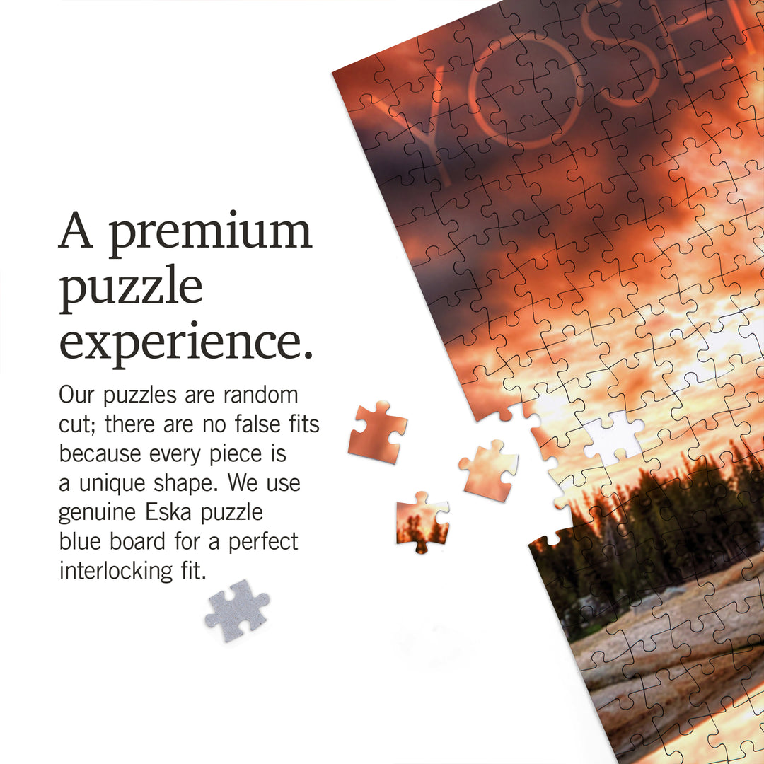 Yosemite National Park, California, Cathedral Lake, 1000 Piece Jigsaw Puzzle