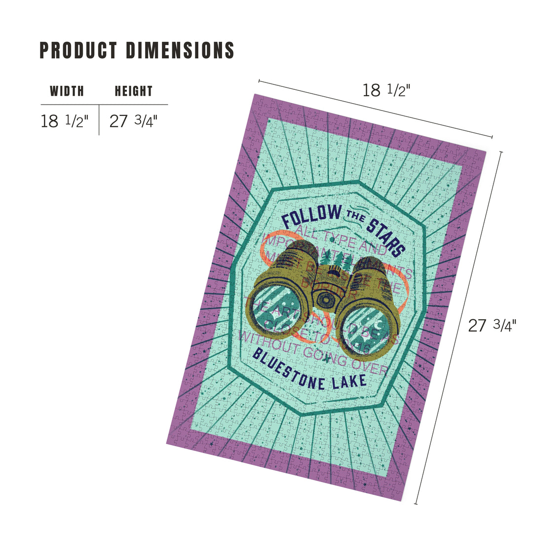 Bluestone Lake, WV, Lake Life Series, Follow The Stars, 1000 Piece Jigsaw Puzzle