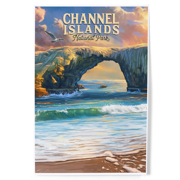 Channel Islands National Park, California, Oil Painting, Art & Giclee Prints