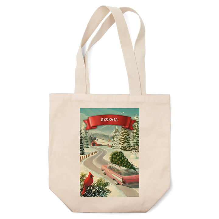 Georgia, Holiday Tradition, Tote Bag