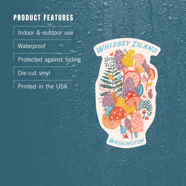Whidbey Island, Washington, Earthy Dreamer, Vinyl Sticker