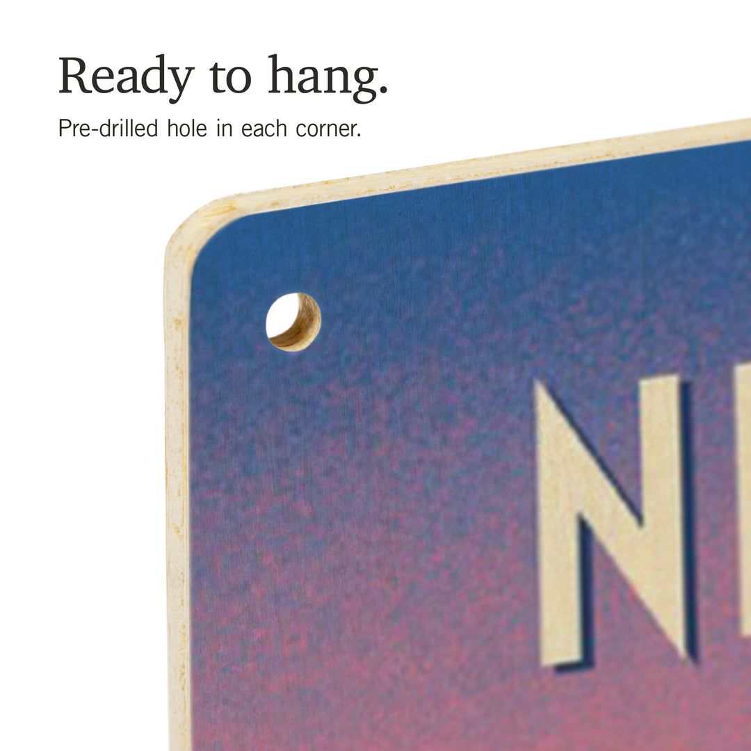 New Hampshire, Shred the Gnar, Snowboarding, Wood Signs and Postcards