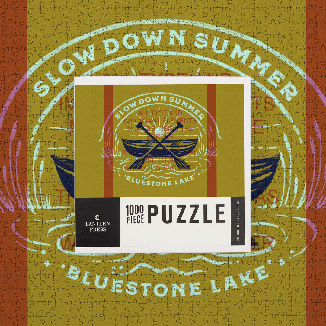 Bluestone Lake, WV, Lake Life Series, Slow Down Summer, Jigsaw Puzzle