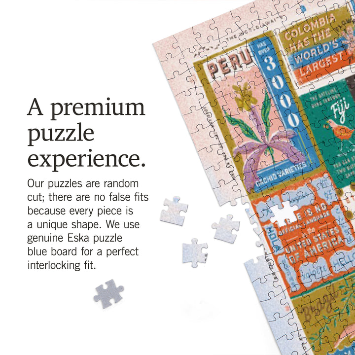 Travel Facts, Travel The World, 1000 Piece Jigsaw Puzzle
