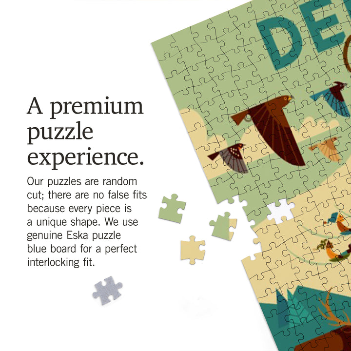 Denver, Colorado, Geometric, Wonderland, Jigsaw Puzzle