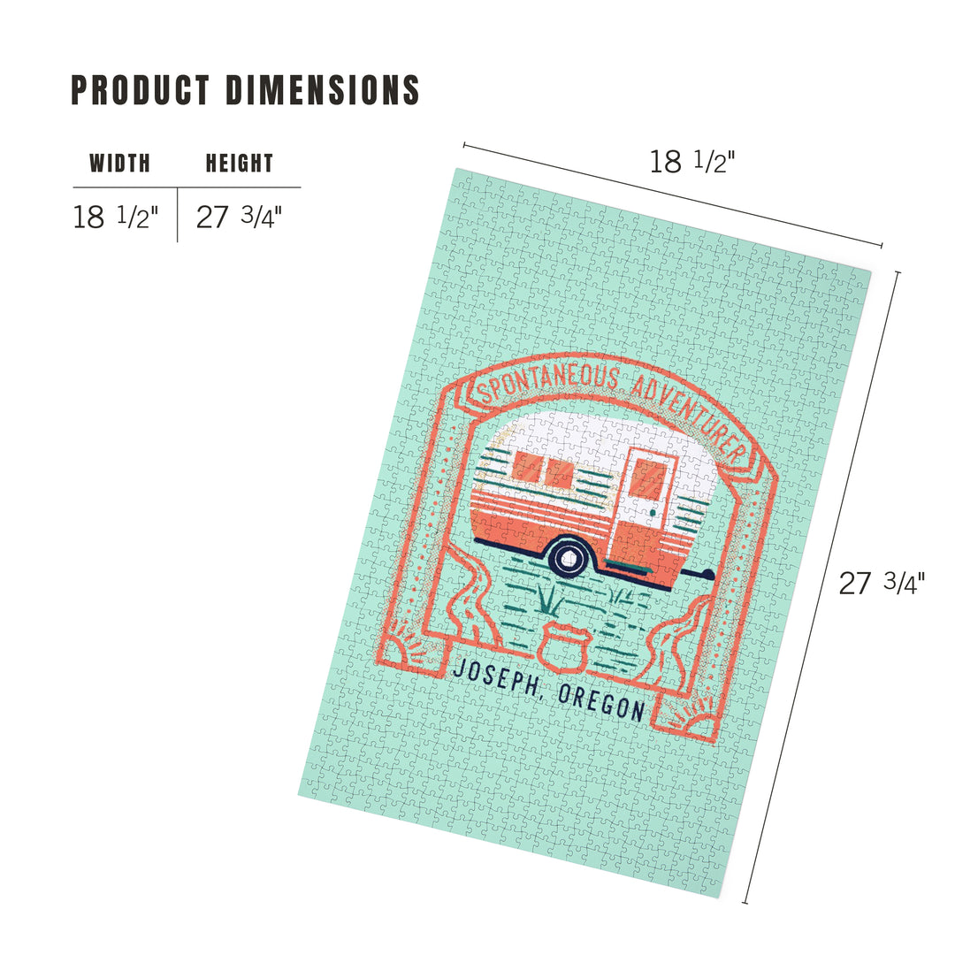 Joseph, Oregon, Lake Life Series, Spontaneous Adventurer,, 1000 Piece Jigsaw Puzzle