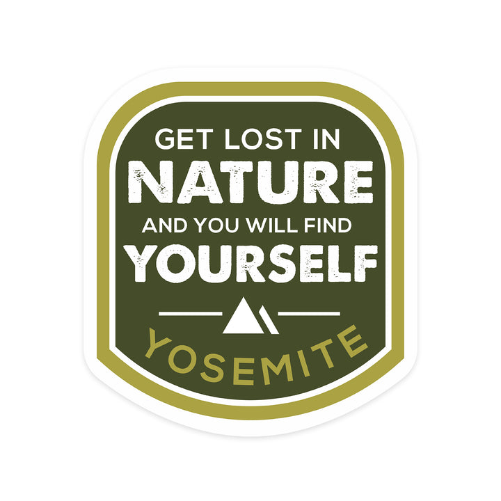 Yosemite National Park, California, Yosemite Lakes, Simply Said, Contour (lp_archive), Vinyl Sticker