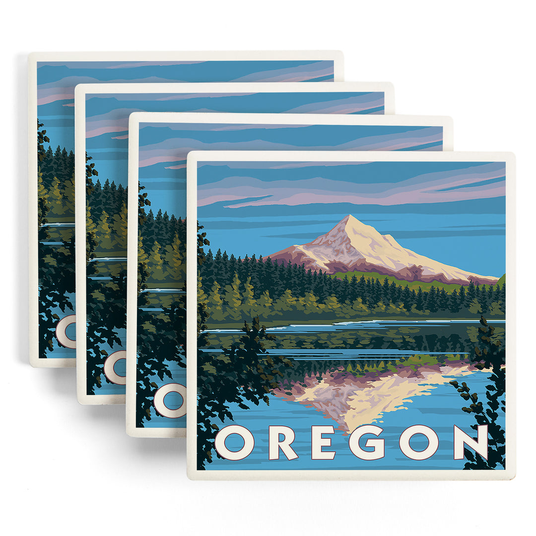 Mount Hood from Lost Lake, Oregon, Coasters