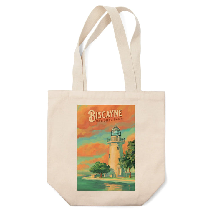 Biscayne National Park, Oil Painting, Tote Bag