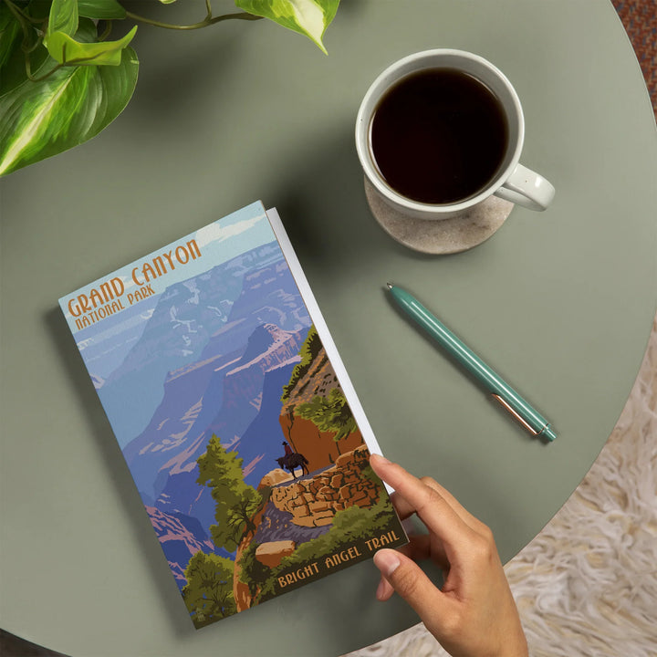 Lined 6x9 Journal, Grand Canyon National Park, Arizona, Bright Angel Trail, Lay Flat, 193 Pages, FSC paper