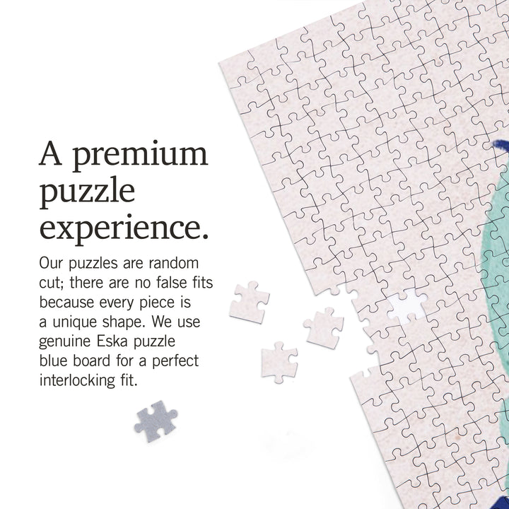 Door County, Wisconsin, Dockside Series, Stay Cool, 1000 Piece Jigsaw Puzzle