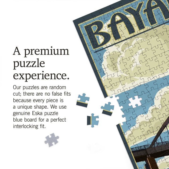 Bayard Row, Chesapeake City, Maryland, Jigsaw Puzzle