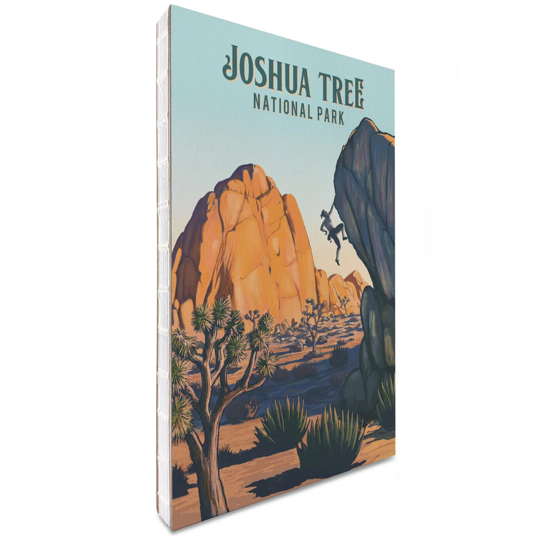 Lined 6x9 Journal, Joshua Tree National Park, California, Painterly National Park Series, Lay Flat, 193 Pages, FSC paper
