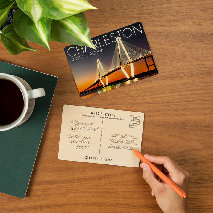 Charleston, South Carolina, Photoy, Arthur, Wood Sign and Postcards