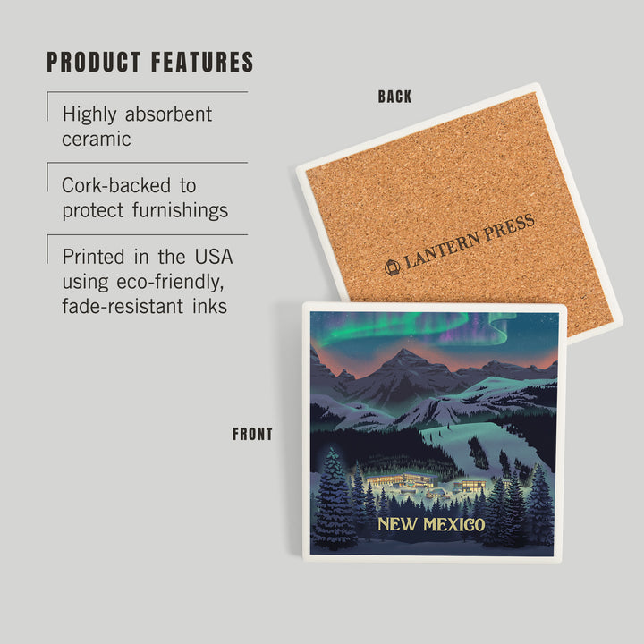 New Mexico, Village under Northern Lights, Coasters