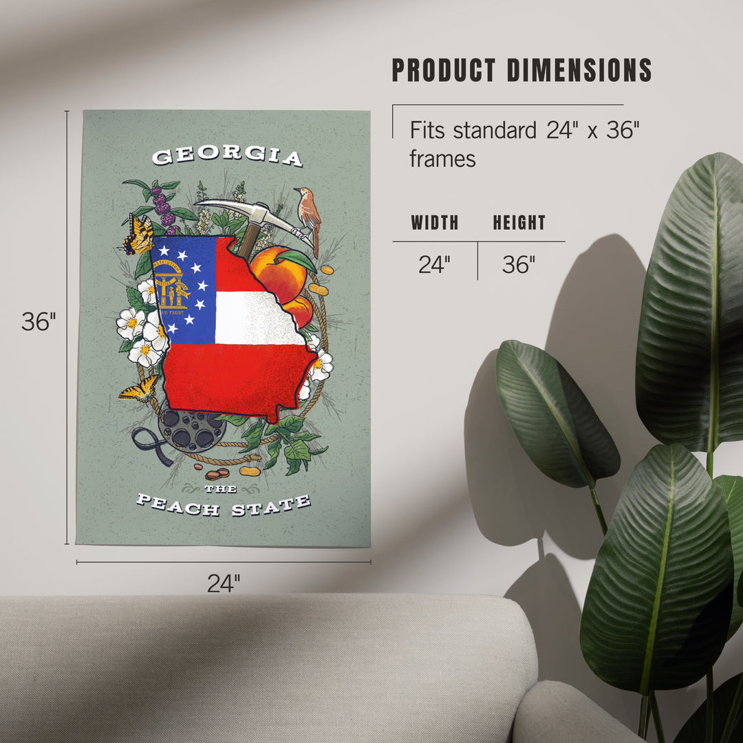 Georgia, State Treasure Trove, Art & Giclee Prints