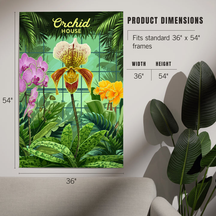 Painterly, Orchid House, Art & Giclee Prints