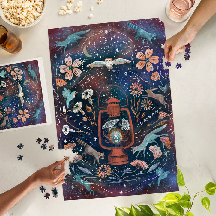 Bask in the Glow of Good Company, Jigsaw Puzzle