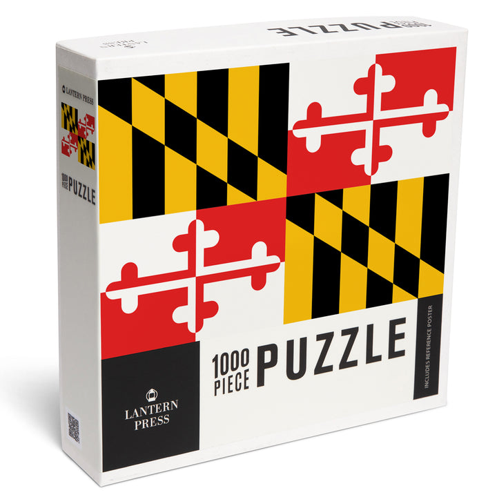 Maryland, State Flag, 1000 Piece Jigsaw Puzzle
