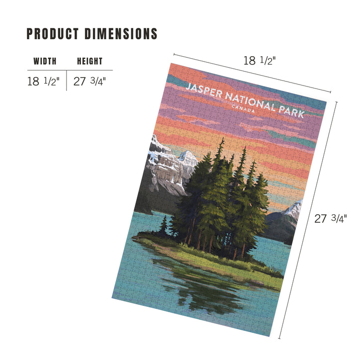 Jasper National Park, Canada, 1000 Piece Jigsaw Puzzle