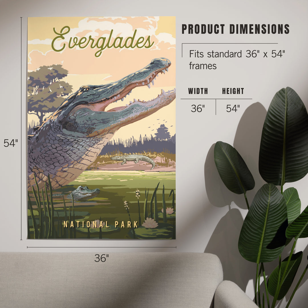 Everglades National Park, Florida, Painterly National Park Series, Art & Giclee Prints