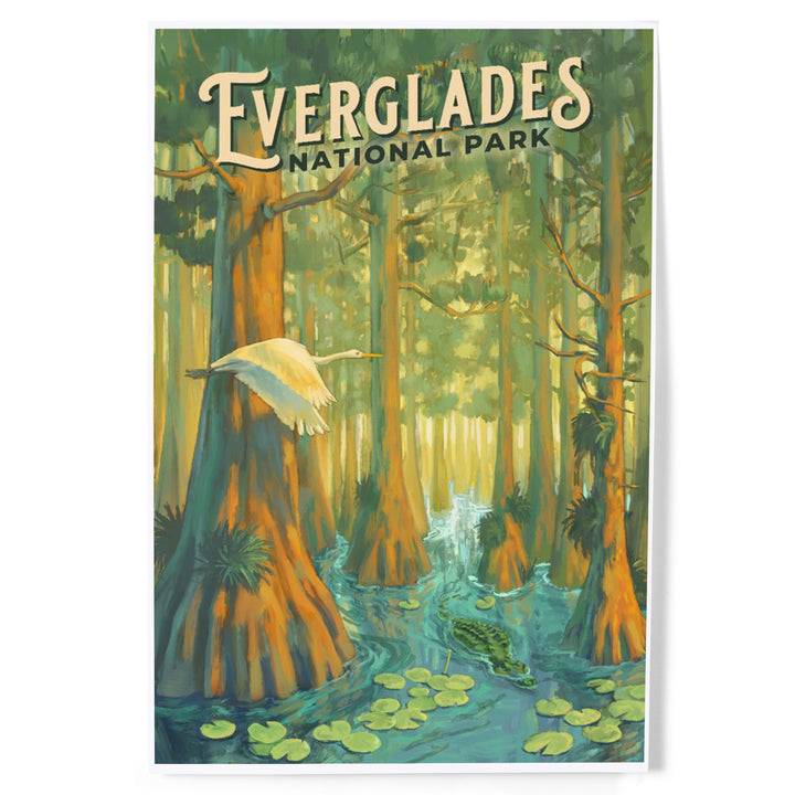 Everglades National Park, Florida, Oil Painting, Art & Giclee Prints