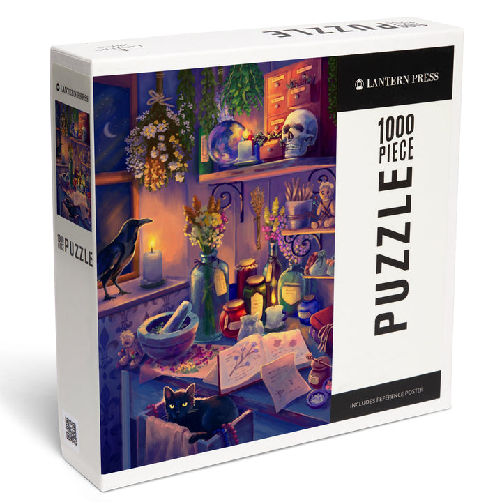 Oil Painting, Midnight Apothecary, 1000 Piece Jigsaw Puzzle