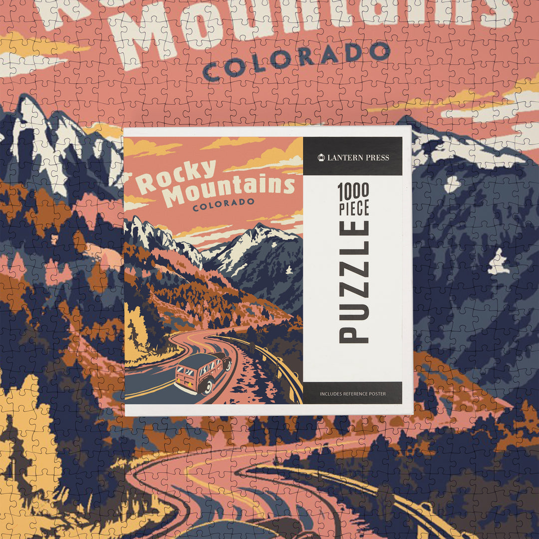 Rocky Mountains, Colorado, Explorer Series, 1000 Piece Jigsaw Puzzle