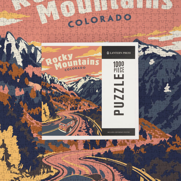 Rocky Mountains, Colorado, Explorer Series, 1000 Piece Jigsaw Puzzle