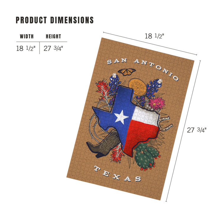 San Antonio, Texas, State Treasure Trove, Jigsaw Puzzle