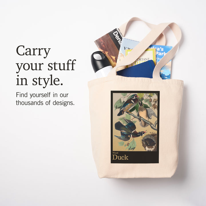 Audubon Birds of North America, Wood Duck, Tote Bag