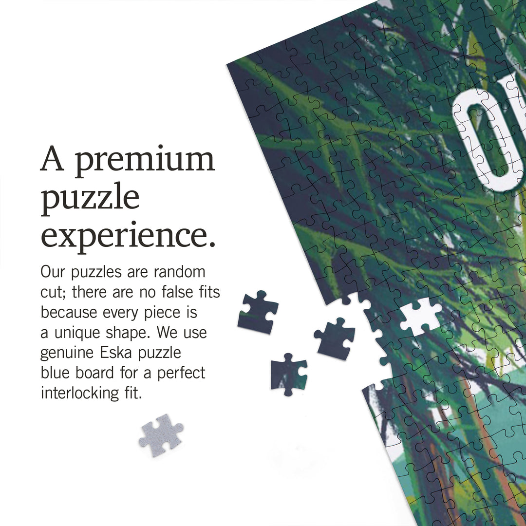 Olympic National Park, Washington, Get Outside Series, Walk in the Woods, Day Hike, 1000 Piece Jigsaw Puzzle