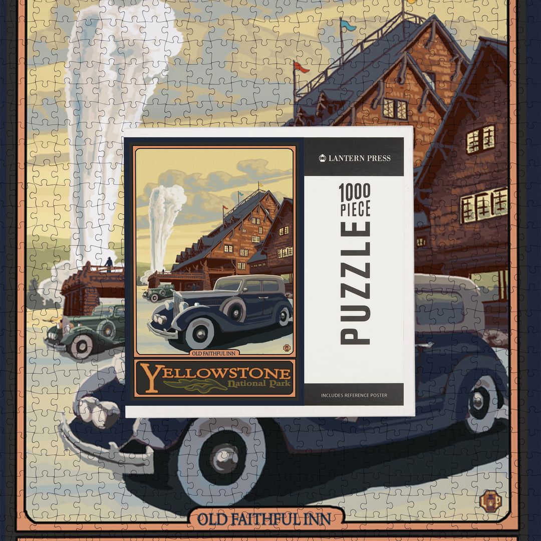 Yellowstone National Park, Wyoming, Old Faithful Inn, Jigsaw Puzzle