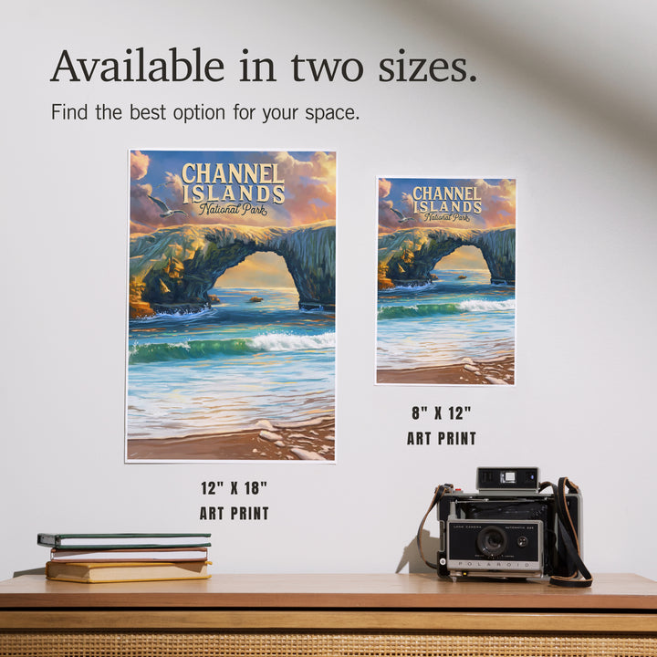 Channel Islands National Park, California, Oil Painting, Art & Giclee Prints
