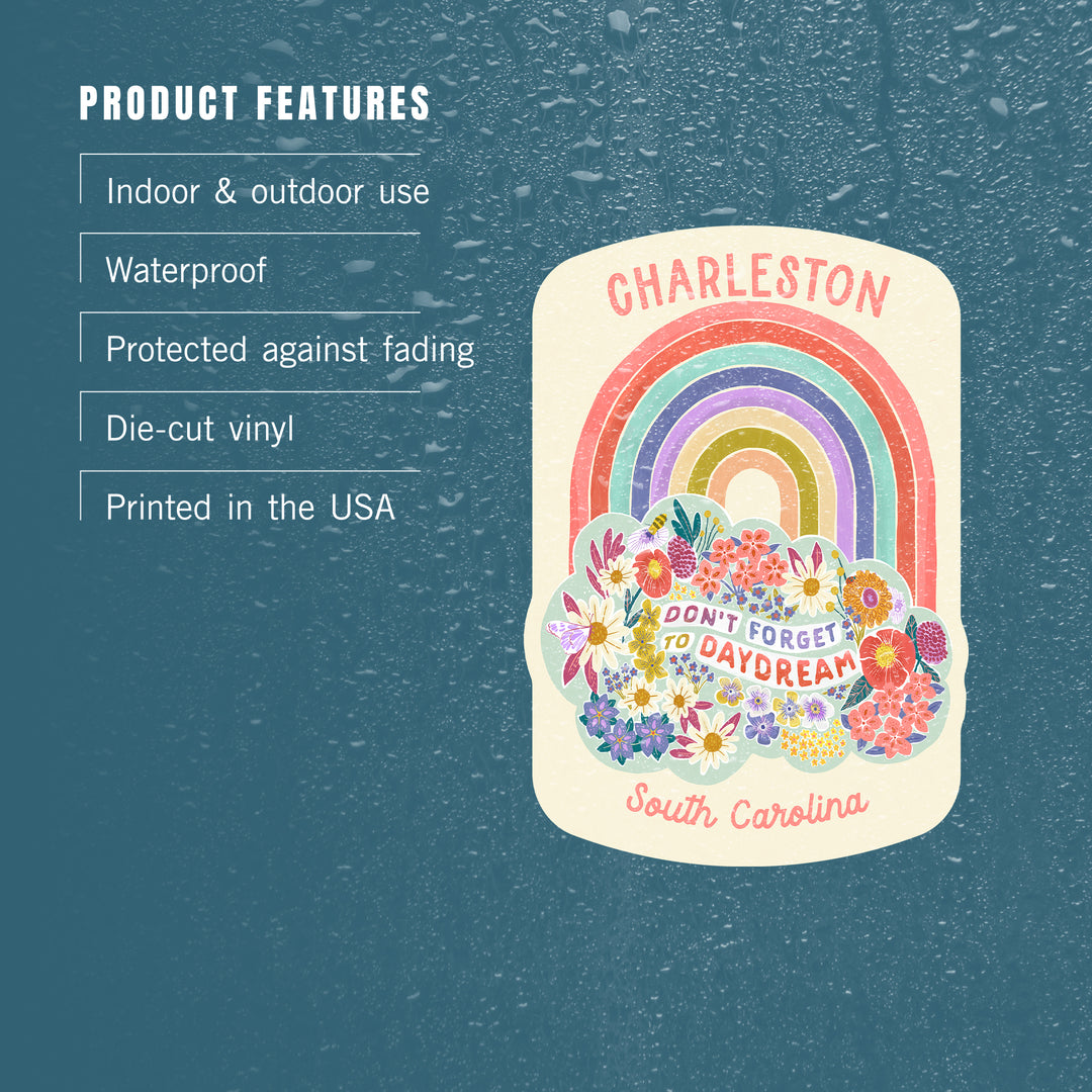 Charleston, South Carolina, Don't Forget To Daydream, Vinyl Sticker