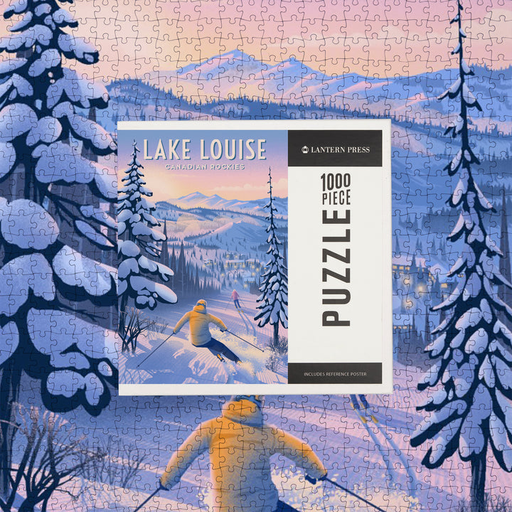 Lake Louise, Canada, Ski for Miles, Skiing, Jigsaw Puzzle