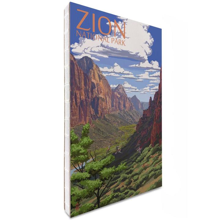Lined 6x9 Journal, Zion National Park, Utah, Lay Flat, 193 Pages, FSC paper
