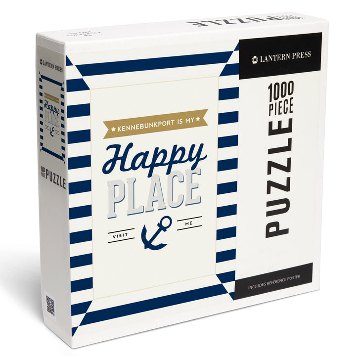 Kennebunkport, Maine, Kennebunkport Is My Happy Place, 1000 Piece Jigsaw Puzzle