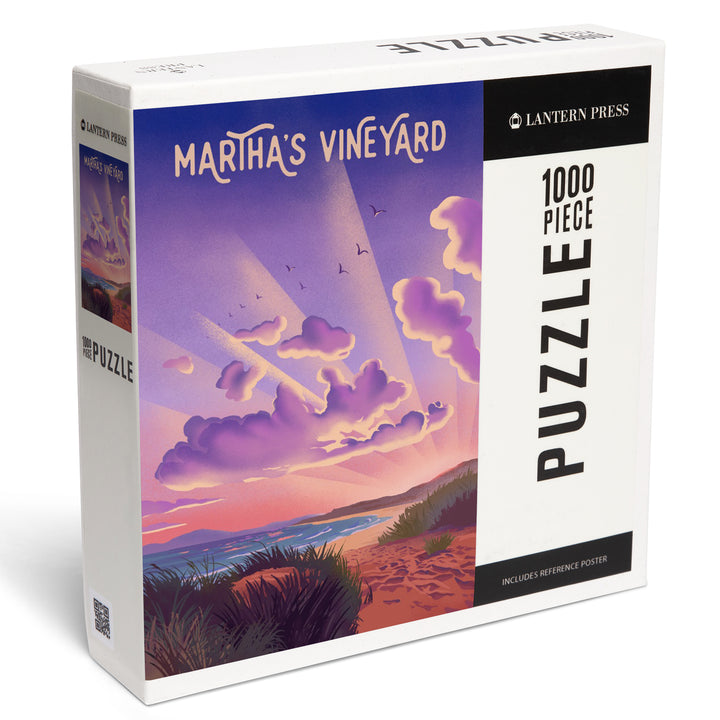 Martha's Vineyard, Massachusetts, New Shows Nightly, Beach Sunset, Jigsaw Puzzle