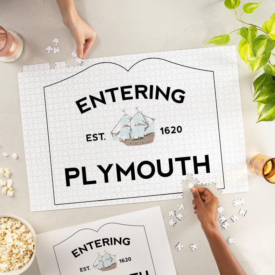 Plymouth, Massachusetts, Entering Plymouth, Weather Vane, Jigsaw Puzzle