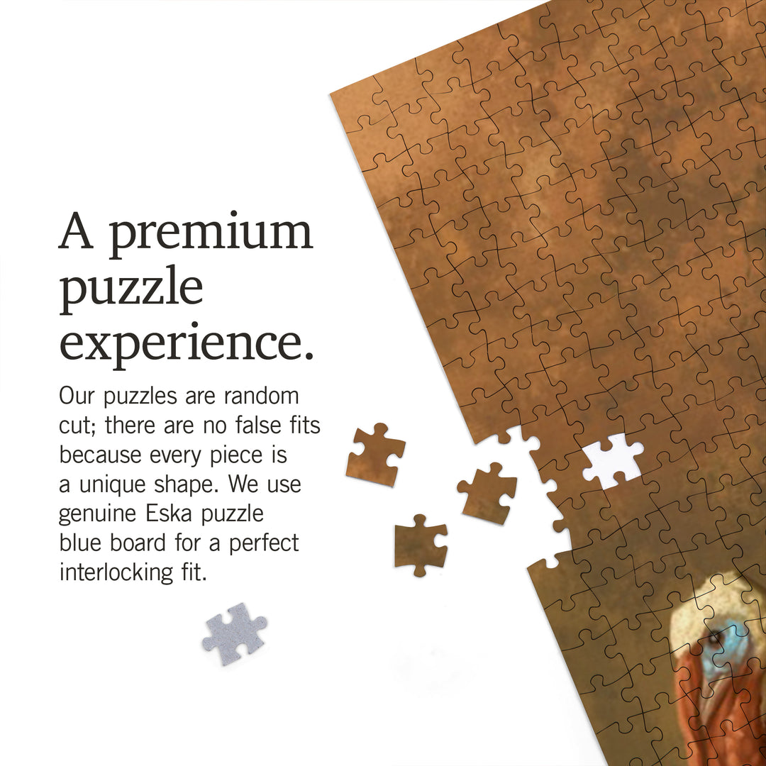 Turkey, Thanksgiving Oil Painting, 1000 Piece Jigsaw Puzzle