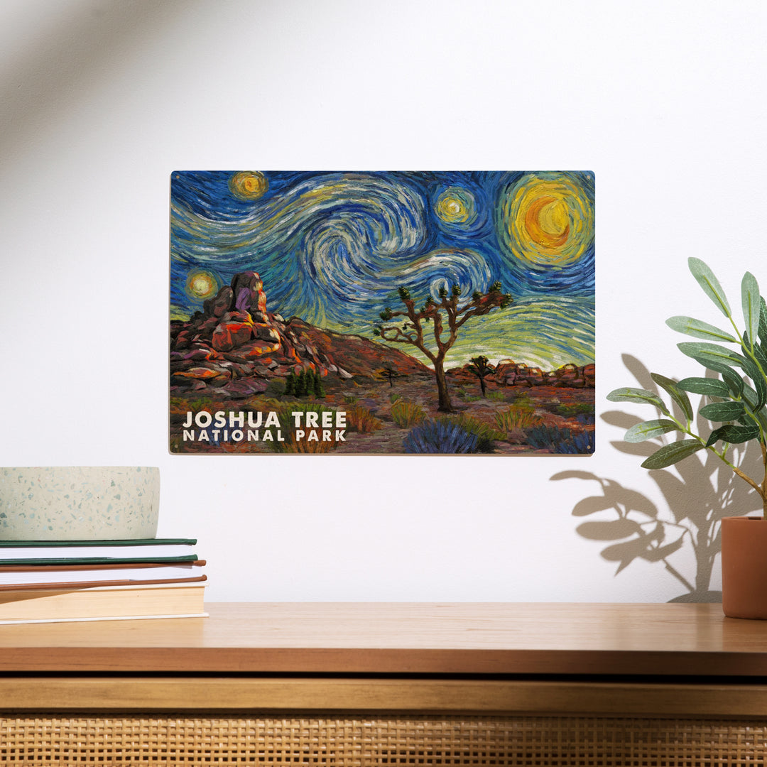 Joshua Tree National Park, Starry Night National, Wood Sign and Postcards