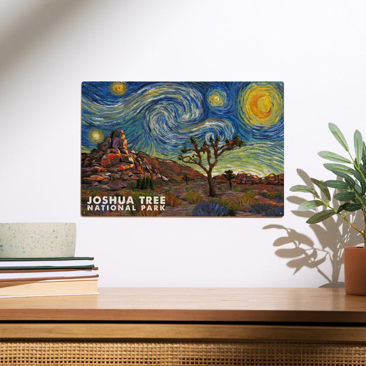 Joshua Tree National Park, Starry Night National, Wood Sign and Postcards