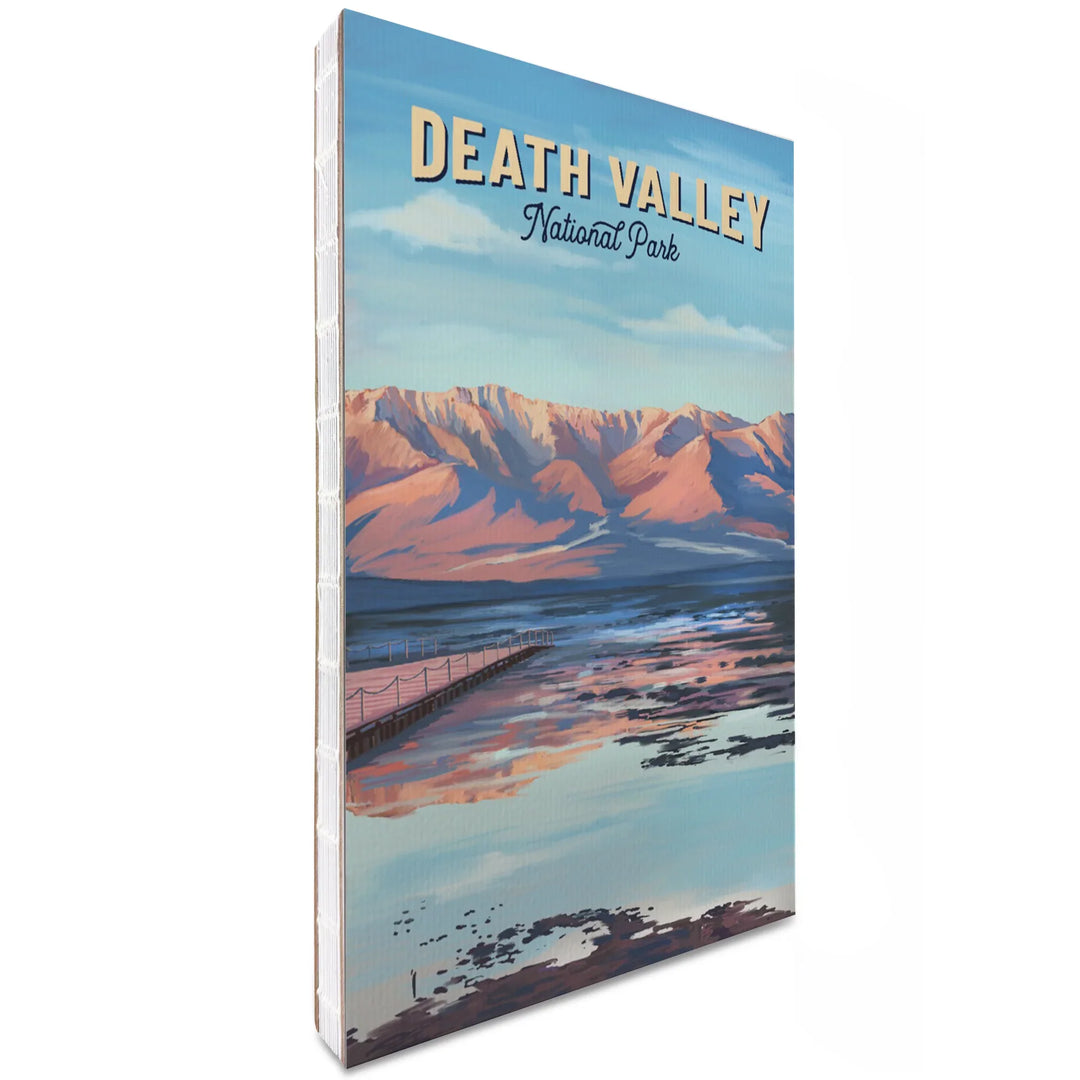 Lined 6x9 Journal, Death Valley National Park, California, Oil Painting, Lay Flat, 193 Pages, FSC paper