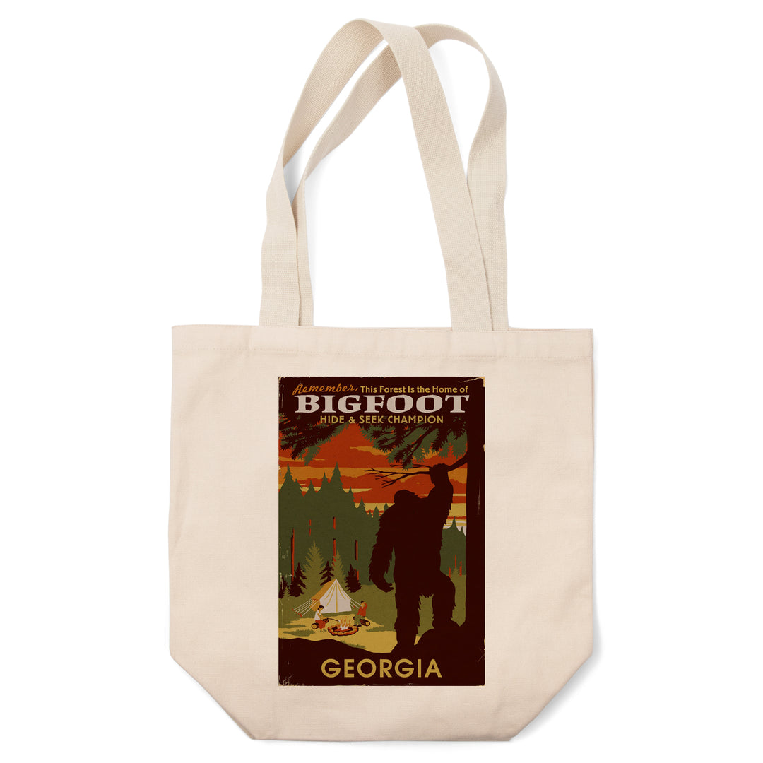 North Georgia, Home of Bigfoot, Tote Bag