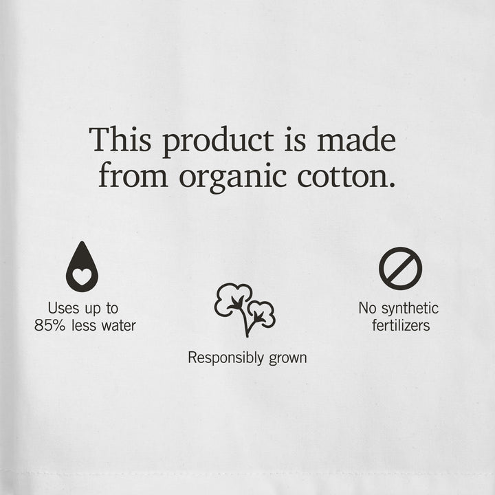 North Carolina, NC, Floral Abbreviation, Organic Cotton Kitchen Tea Towels