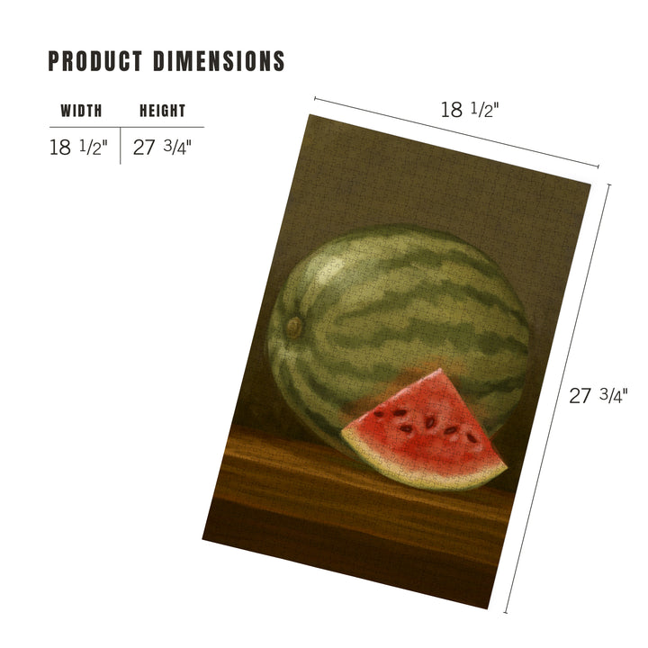 Watermelon, Oil Painting, Jigsaw Puzzle