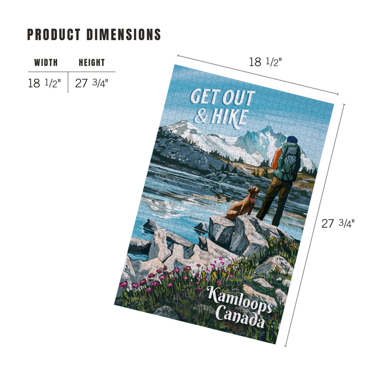 Kamloops, British Columbia, Canada, Get Out and Hike, Jigsaw Puzzle
