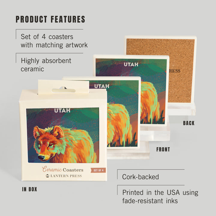 Utah, Vivid, Gray Wolf, Coasters