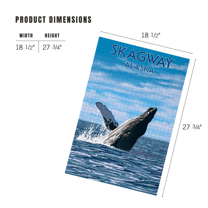 Skagway, Alaska, Humpback Whale, Jigsaw Puzzle